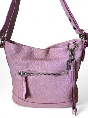 Coach Legacy Duffel Pink Pebbled Leather 2005 3796